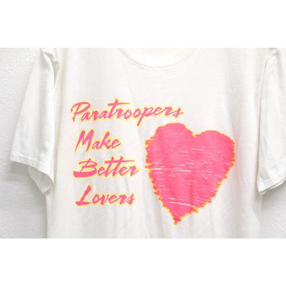 Vintage Paratroopers Make Better Lovers T Shirt XL - Picture 2 of 6